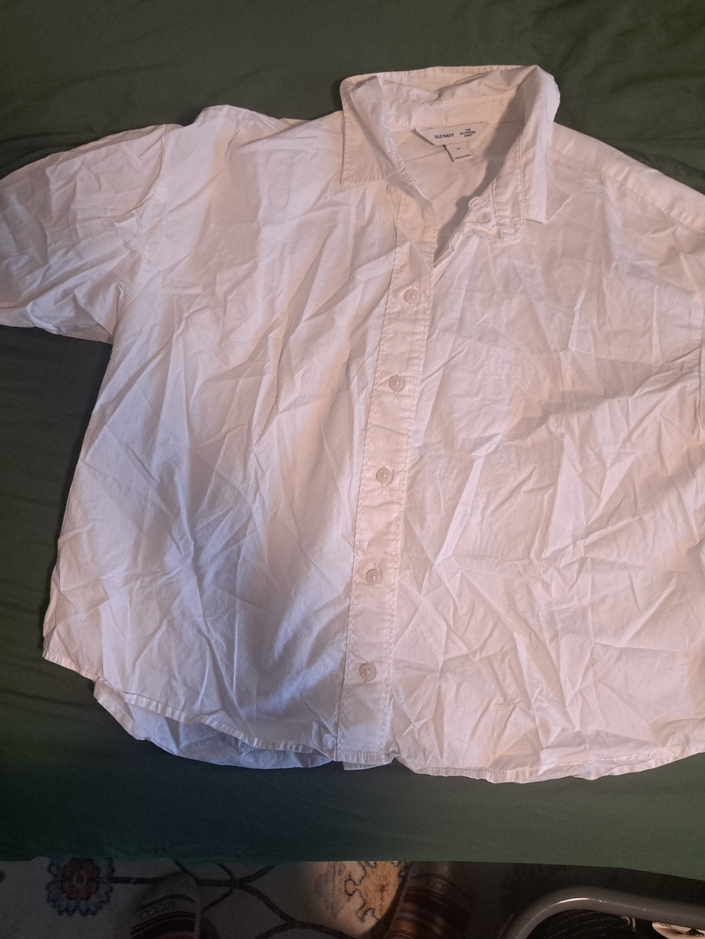 Classic White Womens’s Button-Down Shirt